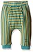 Little Green Radicals Unisex Baby Sea Stripe Jelly Bean Jogger Trouser, Green, 6-9 Months