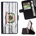 Produktbild FJCases West Virginia The Mountain State Holzmuster Flagge Tasche Brieftasche Hülle Schale Standfunktion Schutzhülle für Sony Xperia XZ