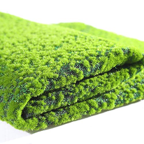 H&RB Césped Artificial De Musgo, Paisajismo para La Decoración Exterior O Interior De Balcones, Alféizares, Stands, Restaurantes, Ventanas, Etc. 1Mx1m,E