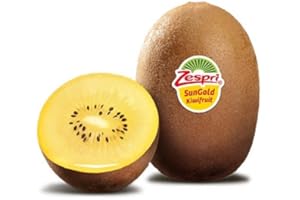 LIEFERFRUCHT Kiwi Gold Premiumqualität, große Früchte 5 Stück Packung aus Italien oder Neuseeland