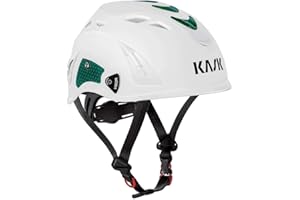 Kask - Casco Plasma, Colore Bianco/Verde, 51-63 Cm