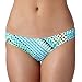 Ultimate Beach Womens White Gingham Stripe Bikini Bottoms 10