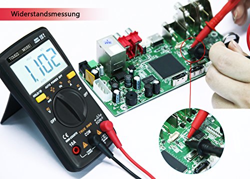 TOUGS M101 True-RMS Digital Multimeter Autorange 6000 Counts Elektrischer Tragbar Multi Tester mit LCD Hintergrundbeleuchtung - 3