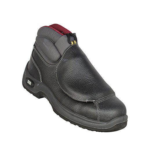 SIR Safety Systems Sicherheitsschuhe S3 SRC Dachdeckerschuhe Schweißerschuhe hoch Schwarz