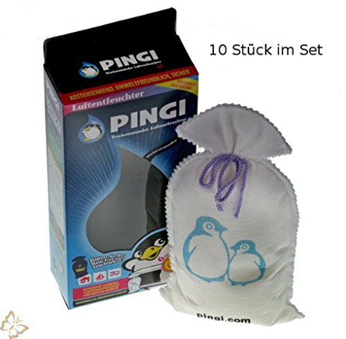 Preisvergleich Produktbild Luftentfeuchter 10 Stück Pingi 150 Gramm