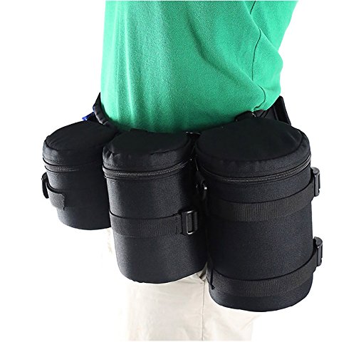 efonto/JJC Outdoor Travel Utility Fotografie Gürtel Kamera Objektiv Taschen und SD Memory Card Organisation Schutzhülle Zubehör Gürtel - 6