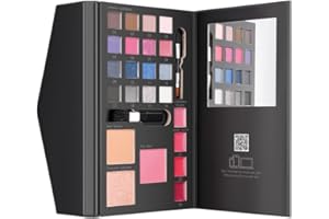 Deborah Milano - Trousse Set Regalo Donna Make Up Book Volume 2 Toni Freddi, Include Palette di Ombretti, Gloss, Rossetti e Polveri Viso dai diversi Finish e Colori, in Carta FSC