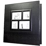 ** La cubierta del álbum es de material PU, impermeable y resistente a la humedad, no es fácil de dañar, fácil de limpiar y puede reemplazar su foto favorita como foto de portada.