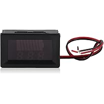 VooGenzek Voltmetro Amperometro Digitale - 2 Pezzi, DC 0-100V 10A, Display LED 0.28" Rosso/Blu, Per 12V/24V - Foto 10