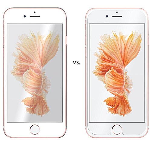 iPhone 6S, 6 Panzerglas komplett Abdeckung Schutzfolie, Keinen Rand, StÃ¤rke 9H, Anti Kratzen, Anti Ã–l, Anti BlÃ¤schen fÃ¼r iPhone 6S, 6 Folie , WeiÃŸ, iPhone 6S, 6 (4,7 Zoll (11,9 cm)