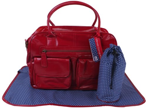 Koto Leatherette Baby Changing Bag (Red)
