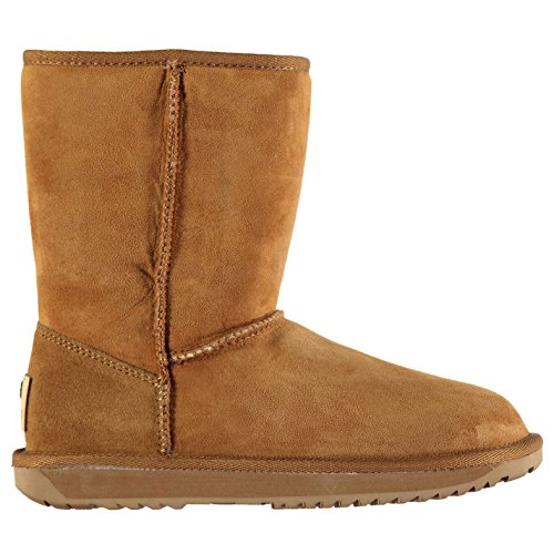Firetrap Womens Coven Snug Boots Slip On Faux Fur Suede