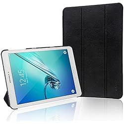 JETech 3320- Funda para Samsung Galaxy Tab S2 9,7, Carcasa con Soporte Función, Auto-Sueño / Estela, Negro