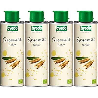 Byodo Bio Sesamöl nativ, 4er Pack (4 x 250 ml)