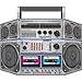Produktbild Boom Box Stand-up Party Zubehör (1 Zählen) (1/Pkg)