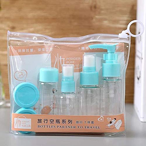 MAX HOME� Plastic Portable Travel Cosmetics Bottles Plastic Pressing Spray Bottle for Makeup, Cosmetic, Toiletries Liquid Containers Bottles