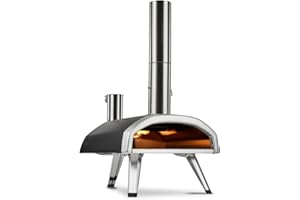Ooni Fyra 12 Wood Fired Outdoor Pizza Oven – Portable Hard Wood Pellet Pizza Oven – Ideal for Any Outdoor Kitchen - Outdoor Cooking Pizza Maker - Backyard Pizza Ovens - Pizza Oven Countertop