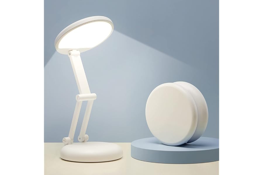 One Fire Rechargeable lamp, 3600mAh&120h Battery Lamp, Rechargeable Table Lamp, Reading Light, Cordless Lamp Portable Small Lamp,Battery Lights Indoor,Desk lamp,Bedside Lamp, for Reading,Office,Craft