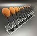 Ularma 10 PCS Brush Storange Place Organizer Clear Acrylic 10 Lattices Cosmetic Shelf