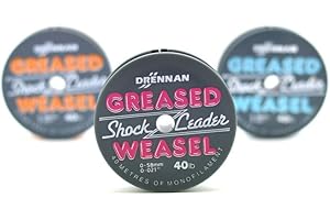 Drennan Greased Weasel Shockleader 60lb Fire orange