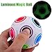 Price comparison product image 2017 Finge Football Game Hand Spinner Focus ADHD EDC Anti Stress Toy Gyro Toy (White rainbow ball (Luminous Models))