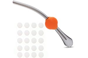 OPUGIT Glasses Ear Grips,Eyeglass Temple Tip Sleeve Holder,Silicone Anti-Slip Glasses Retainer For Kids and Adults Sunglasses, Reading Glasses Sport Eyewear,M size,Clear