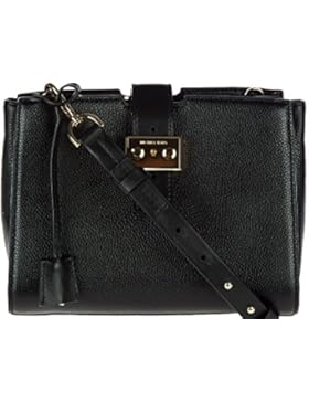 Michael Kors Umhängetasche Damen Tasche Schultertasche Messenger Leder bond blac
