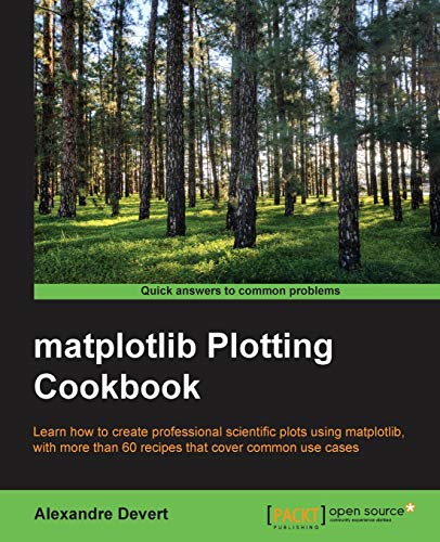 matplotlib Plotting Cookbook (English Edition)