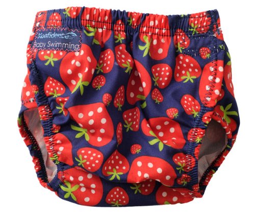 Konfidence Swim Nappy - one size - adjustable / reusable - Strawberry