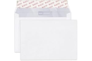 Elco 30685 Boite de 500 enveloppes sans fenêtre Format C6 Blanc