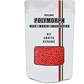 Hand Mouldable Red Thermoplastic 50g Polymorph | Unlimited Uses - Crafts, DIY Repairs, Cosplay, Modelling, Prototypes