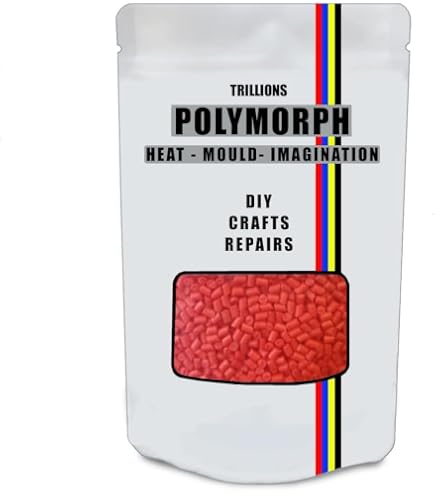 Polydoh Plastique Moulable Avec 6 Paquets Granulés Colorants - 500g - Ultra Résistant