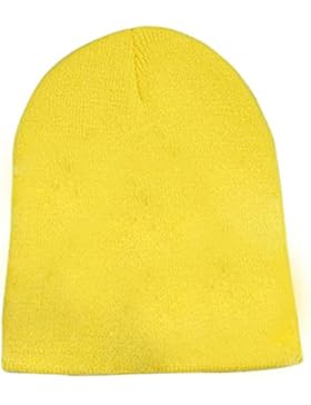 TOOGOO(R) Suesse Kindermuetze Maedchenmuetze Beanie Muetze Strickmuetze fuer Maedchen Baby Kinder Gelb