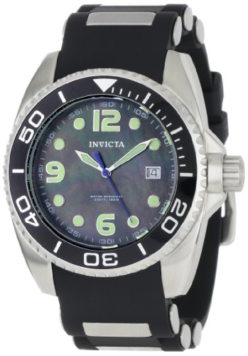 Preisvergleich Produktbild Invicta Swiss Quartz Black & Silver-tone Mens Watch 0492