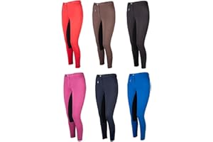 PFIFF 102290 Reithose Thea Kinder Damen Vollbesatz, elastischer Beinabschluss
