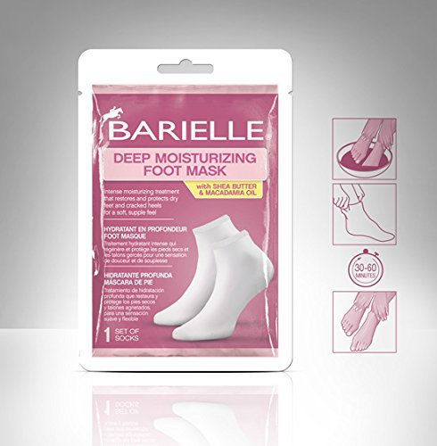 Barielle Deep Moisturizing Foot Mask With Shea Butter & Macadamia Oil