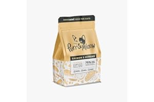 PURR AND MIAOW Purr & Miaow - Complete Dry Grain Free Sensitive Cat Food, Salmon & Herring, 1.5kg
