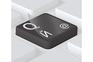 ‎KEYSTICKERS Keystickers® | 11x13mm - Unten | Russische Aufkleber für PC/Laptop & Notebook Tastaturen, transparente Matte Folie | Farbe: WEIß | русские наклейки на клавиатуру | Russian Keyboard Stickers