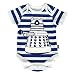 Doctor Who DW Boy's Kids Children 4 Piece Starter Set Hat BIB Bodysuit Baby Grow - BBC Official Merchandise (4 Piece Set) 100% Cotton (Newborn)