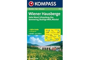 Wiener Hausberge, Rax, Schneeberg: Wander-, Rad- und Skitourenkarte. GPS-genau. 1:50.000