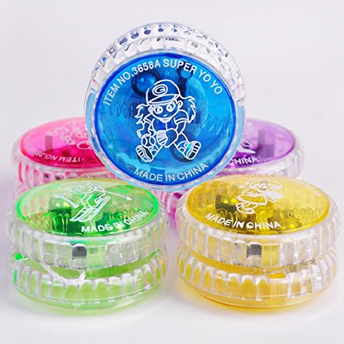 Aokbi 2017 New Hot Funny Clear Plastic Smoothless Professional Yo-Yo with LED Light (Hot Pink) reviews Aokbi 2017 New Hot Funny Clear Plastic Smoothless Professional Yo-Yo with LED Light (Hot Pink)