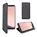 Produktbild Samsung Galaxy S8 Hülle Glitzer Schwarz Design PU Leder Book Case Flip Tasche Cover von Gadget Boxx