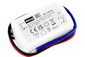 EAGLERISE LED Transformer 12V 6W 9W 30W 60W 75W 120W Constant Voltage for LED Strip Power Supply LED Driver (12W 12V)