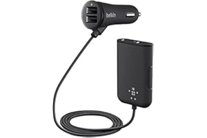 ‎BELKIN Belkin Road Rockstar 4-portowa uniwersalna ładowarka samochodowa (odpowiednia do tabletów i smartfonów), czarna