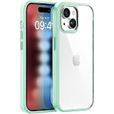 BUFF LABS iPhone 15 ile Uyumlu New Air Bumper Kılıf, Koruyucu Telefon Kılıfı (A&ccedil;ık Yeşil)