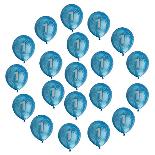 20x Latex Luftballons Geburtstag Ballons Riesenballon Party Deko Nummer Muster - 2