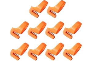 SUPVOX taglierina ad Anello tagliafilo taglierina Multifunzionale in Acciaio Inossidabile Leggero tagliafili per Cucire all'aperto 10pcs casa Arancione