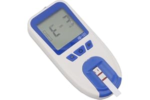 HEITIGN Hemoglobin Test Meter, LCD Large Screen Portable Model HB 101 Hemoglobin Test Kit 10µL Blood Volume for Household