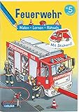 Image de Feuerwehr: Malen Lernen Rätseln: Mit Stickern!