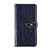 Produktbild Easbuy Krokodil Kroko Muster Brieftasche Pu Leder Ledertasche Kunstleder Flip Cover Tasche Handyhülle Case mit Karte Slot Design Hülle Etui für Oukitel U7 Plus Smartphone Handytasche